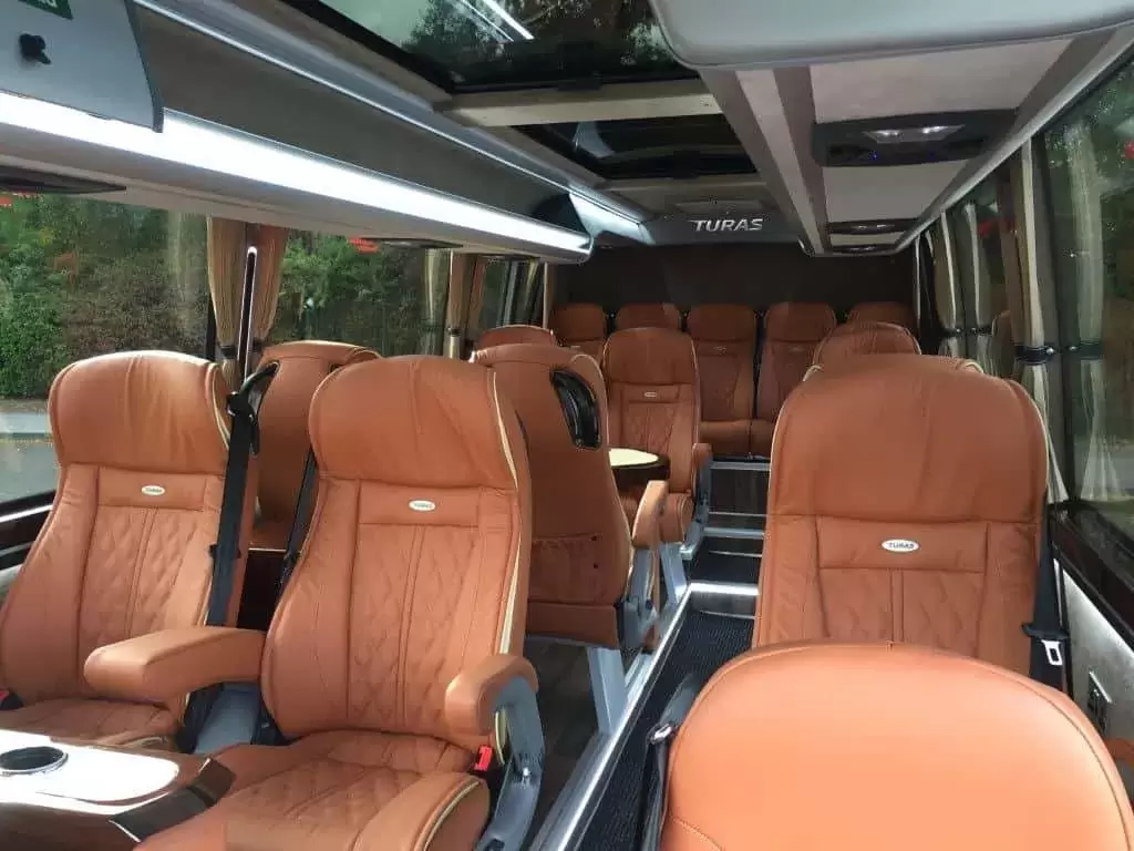 14 Seater minibus interior